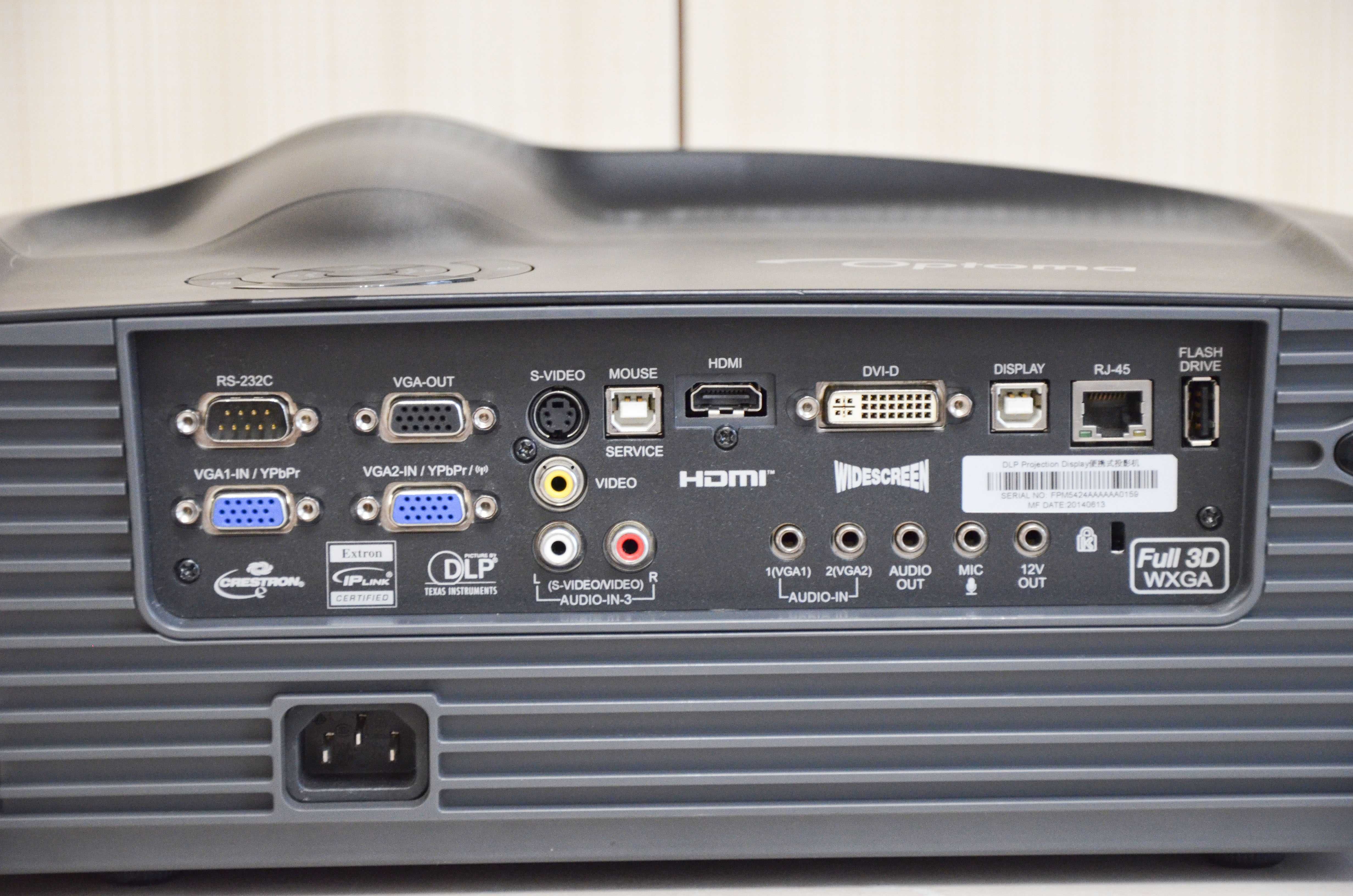 Проектор Optoma W501 (FULL 3D WXGA)