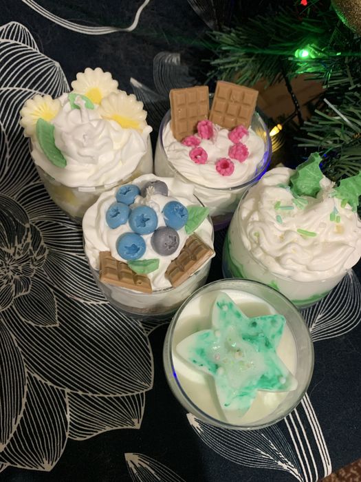 Десертні свічки ручної роботи