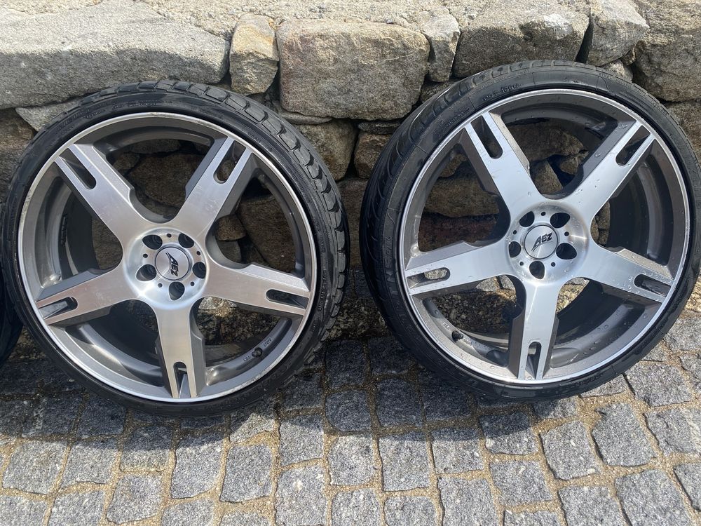 4 jantes com pneus seminovos