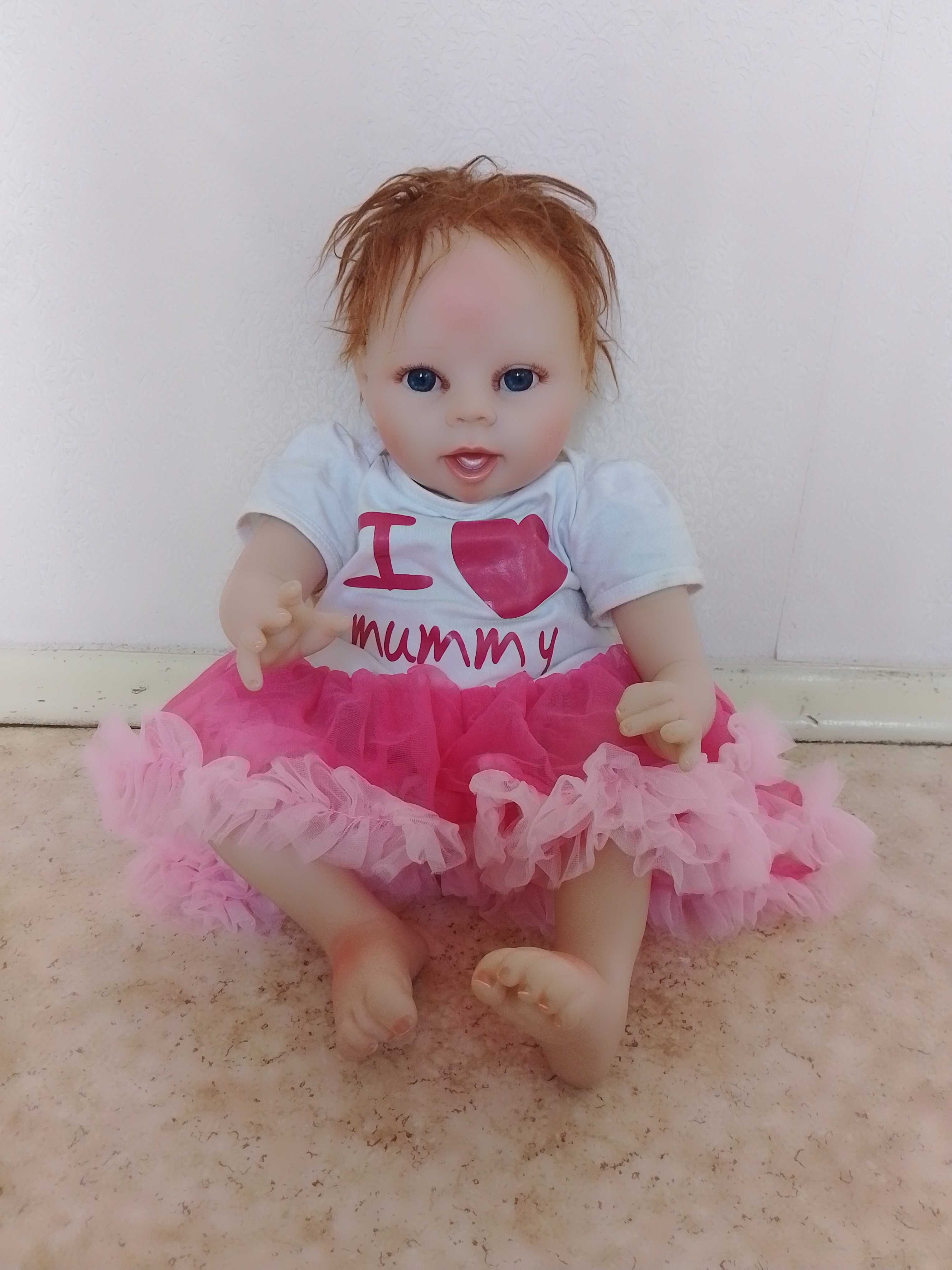 Милая реалистичная голубоглазая кукла младенец. Реборн KEIUMI 49 см.