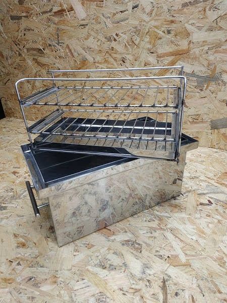 ‼️Вибір з нержавійки‼️ Коптильня коптилка для риби м'яса сала