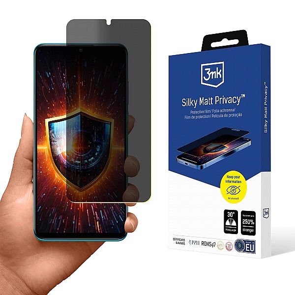 Folia ochronna prywatyzująca matowa 3mk Silky Matt Privacy na Huawei P