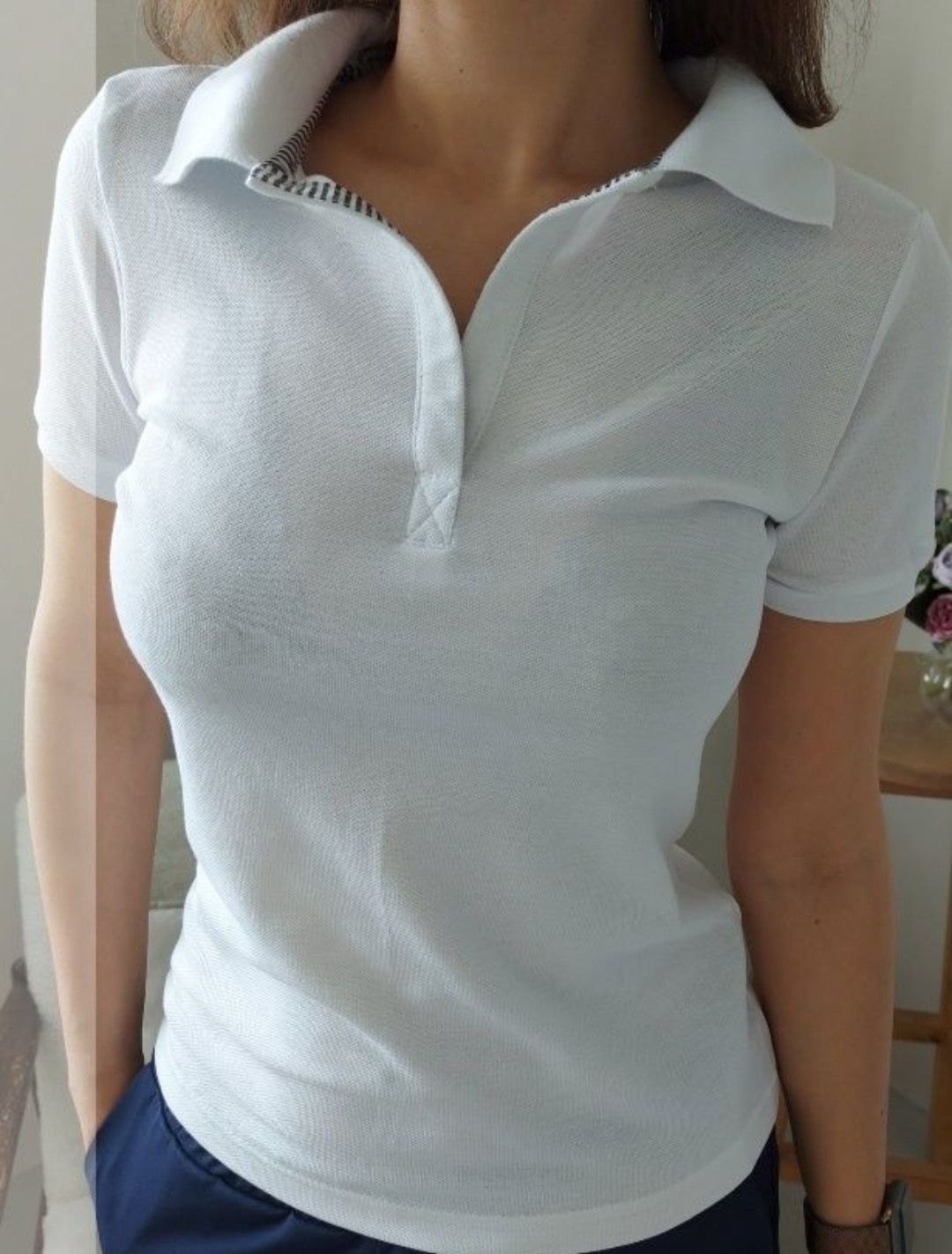 Женская футболка поло