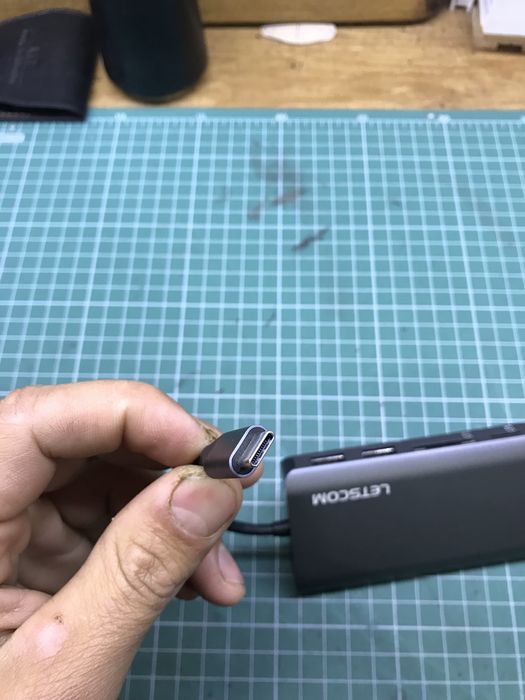 Usb c - хаб LETSCOM C USB, адаптер 11 в 1 USB C з Ethernet