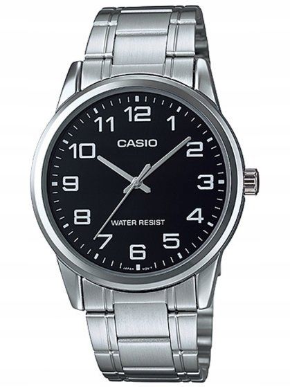 Zegarek Męski Casio Herman +box +grawer Stalowy Cyfry Bransoleta Srebr