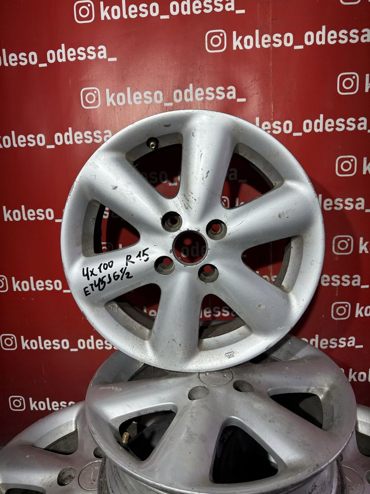 Диски r15 4x100 ET45 6.5JJ nissan note