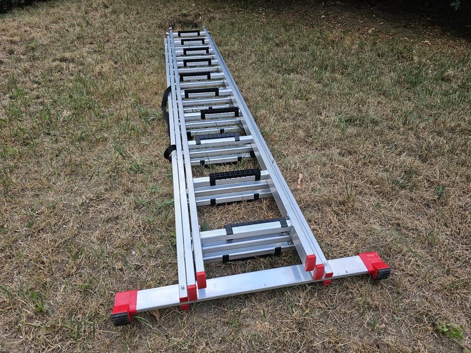 6.8м 3х10 Драбина трьохсекційна Алюмінієва Нова / стремянка