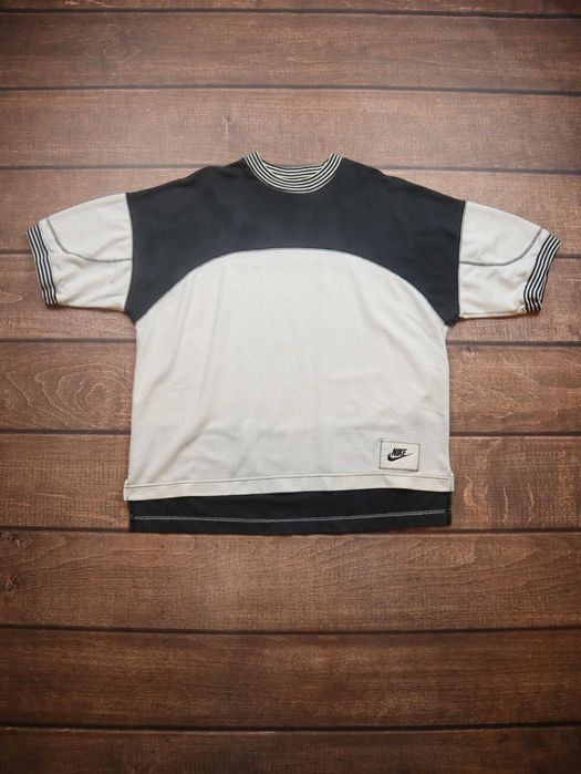 Nike Vintage Retro 80's White Black white koszulka z krótkim rękawem