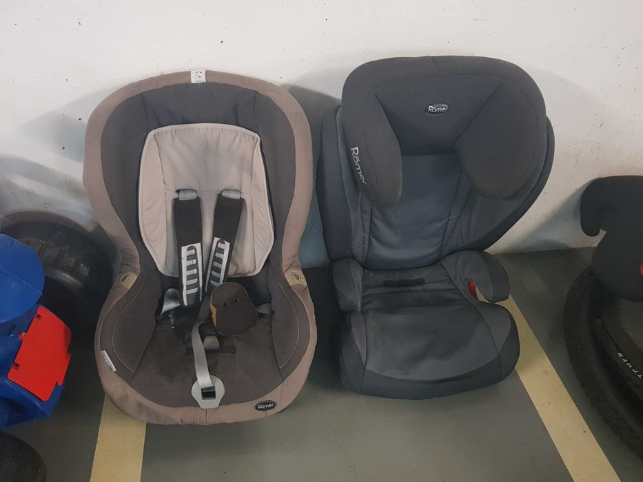 2 cadeiras auto ISOFIX- Britax Römer Kidfix e Britax Römer Duo Plus