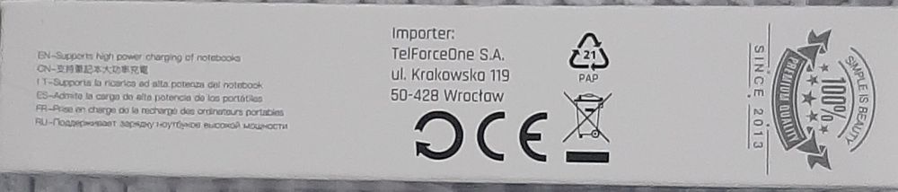 Przewód do ładowania smartfona