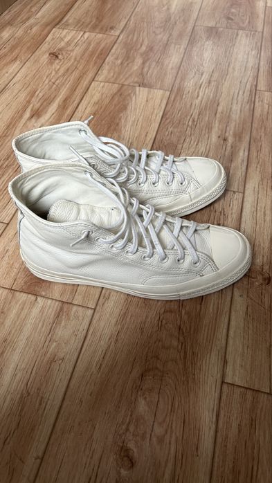 Високі шкіряні кеди Converse