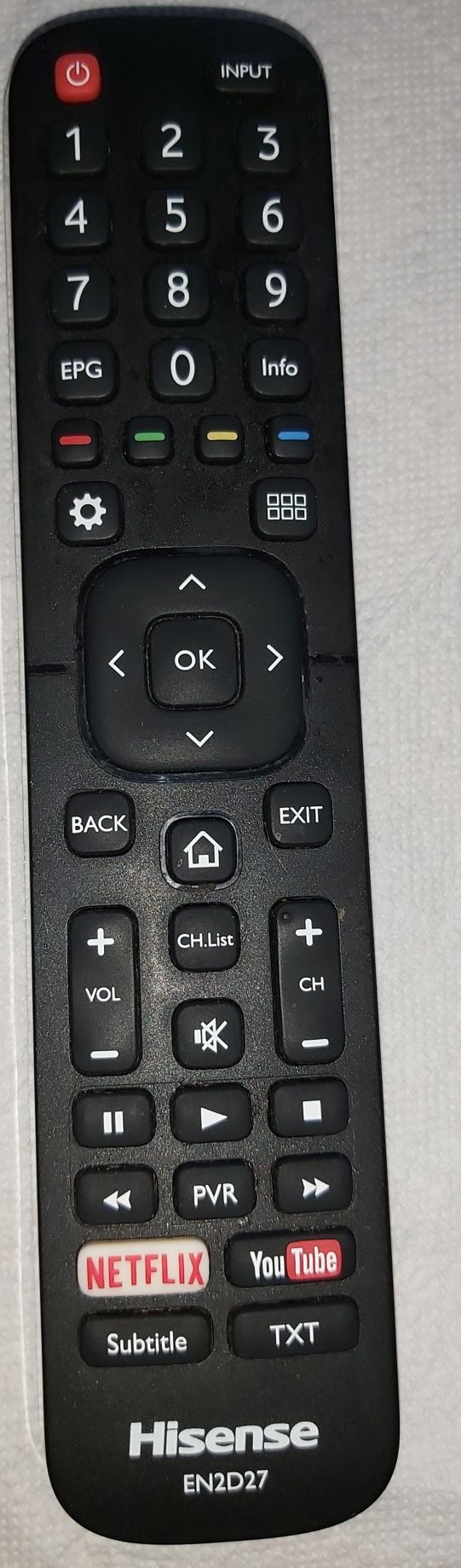 Pilot do TV Hisense EN2D27