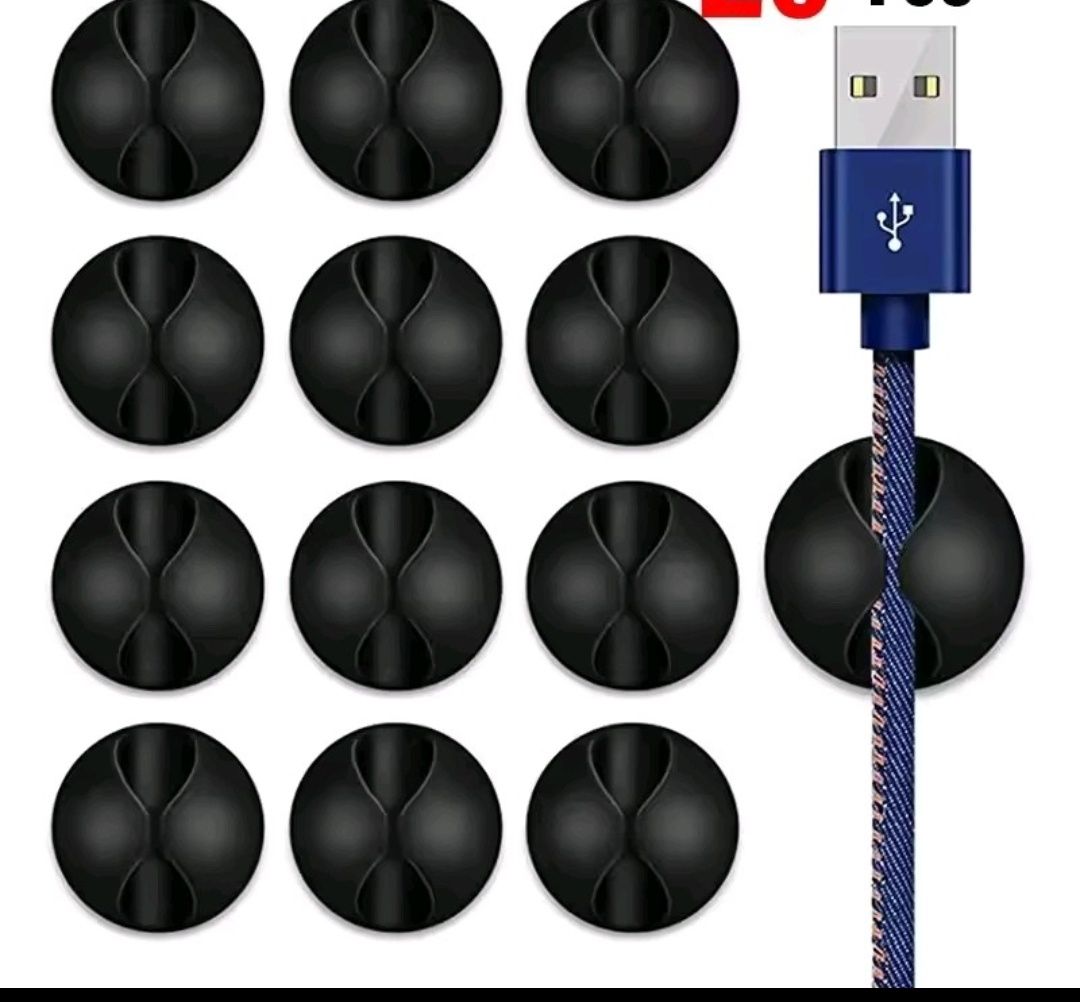 15. Clips Para cabos  Autoadesiva