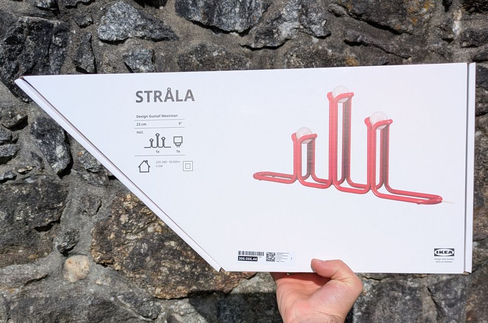 IKEA Strålla x Gustaf Westman Vermelho