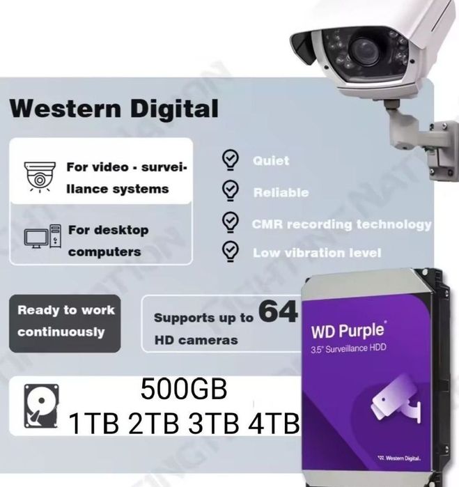 Жорсткий диск HDD Western digital WD Purple