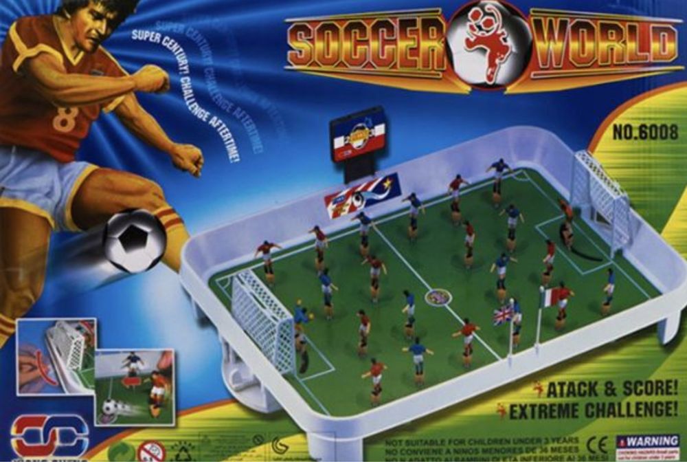 Piłkarzyki Gra Sprężynowa Stół do Piłkarzyków Dla Dzieci Prezent