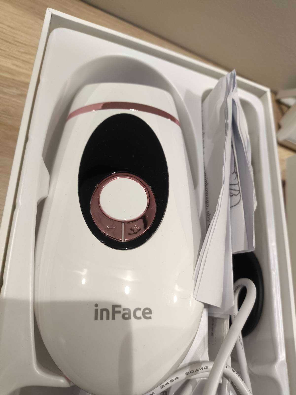 Depilator IPL do ciała nóg bikini Inface ZH-01D różowy, prawie nowy