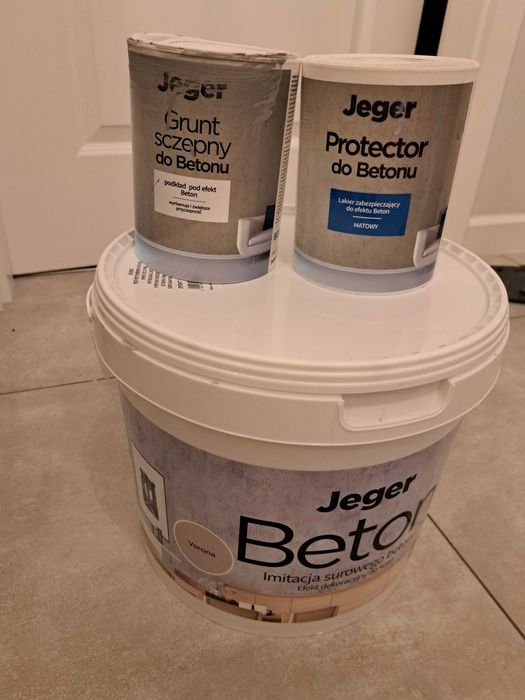 JEGER grunt, beton, lakier