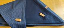 Chusta I love loop granatowa elegancka