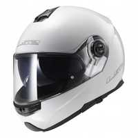 Kask szczękowy LS2 STROBE gloss white L