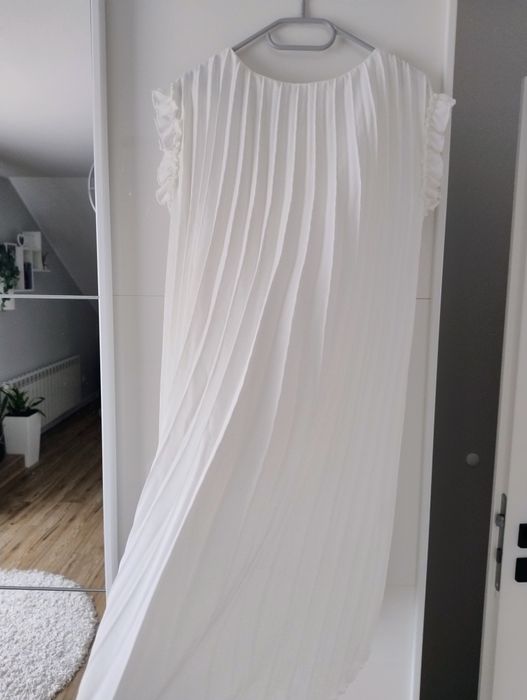 Śliczna sukienka trapez ciążowa