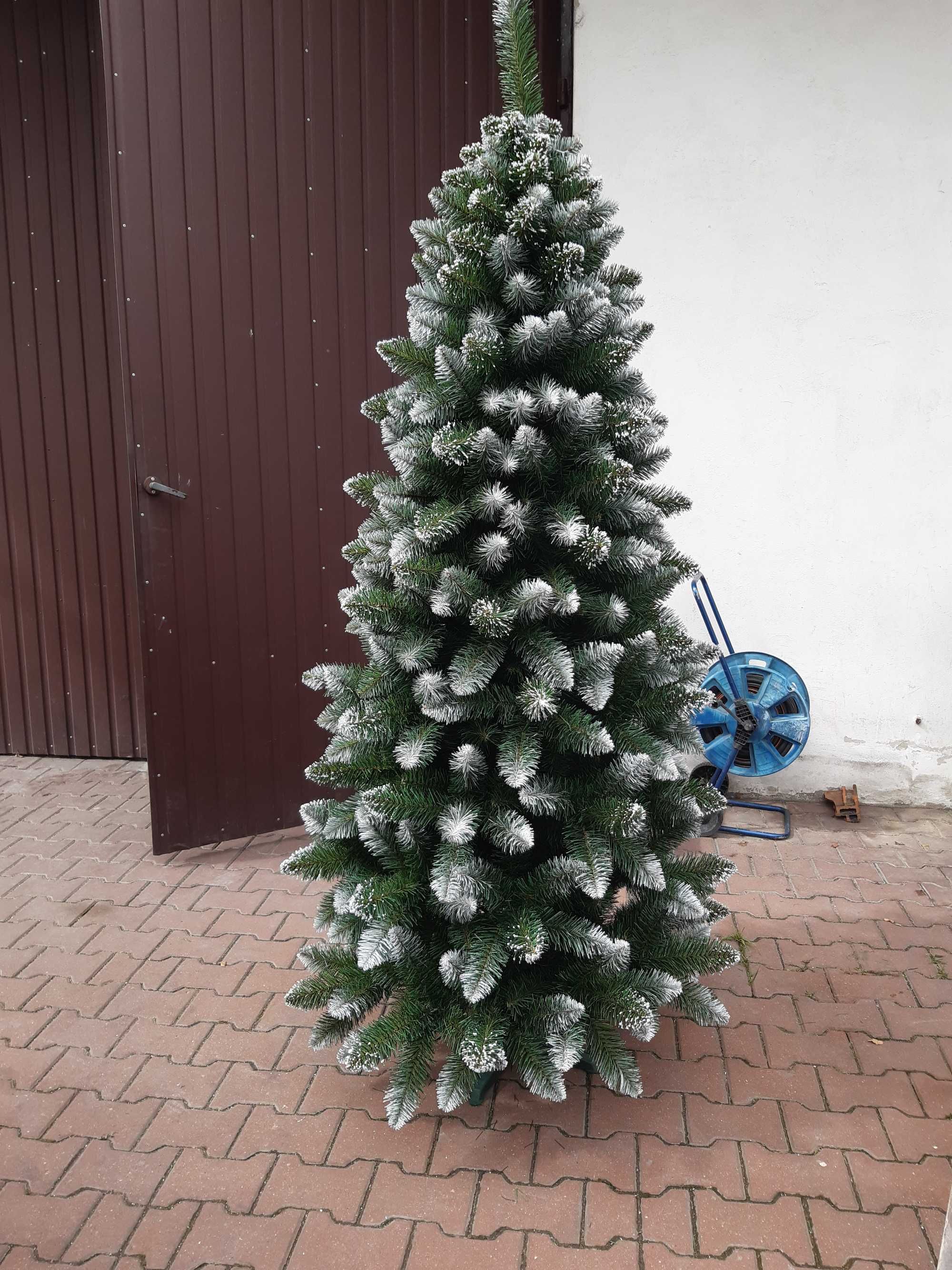 Choinka Sztuczna na stojaku Gęsta 180cm Sosna Diamentowa Producent