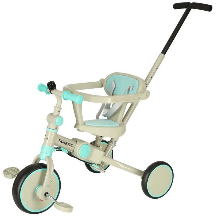 Rowerek TRIKE FIX V4 2w1 dla Dzieci Wózek SPACERÓWKA z Prowadnikiem