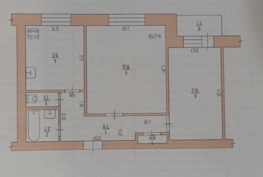 Квартира 2-кімнатна