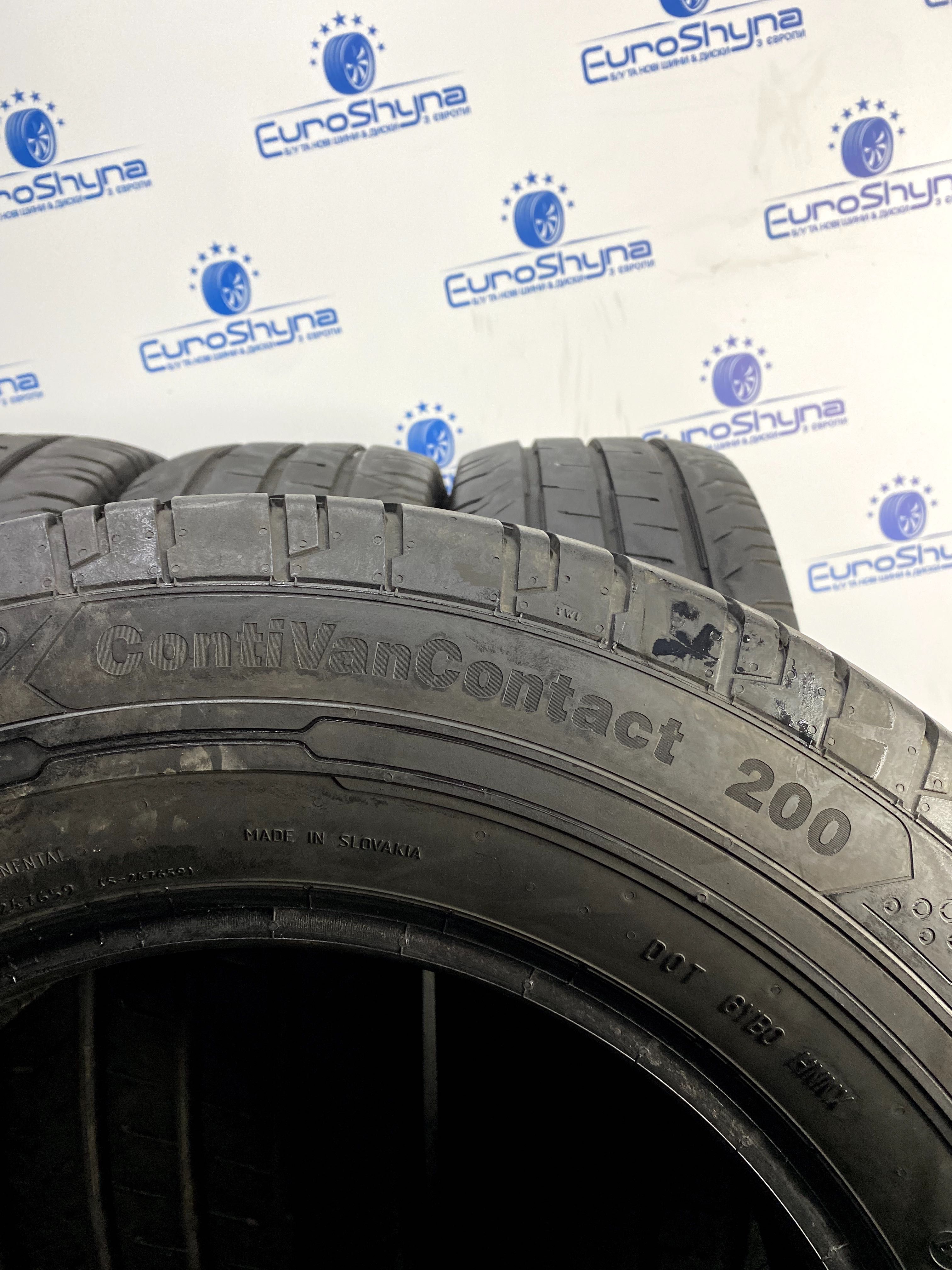 Літні шини 235 65 R16C 115/113R Continental ContiVanContact 200. 2022р