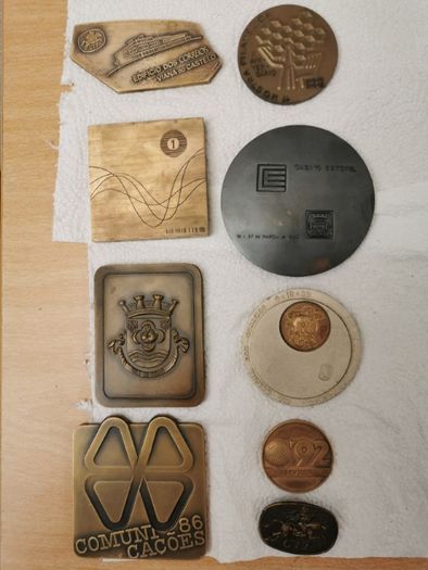 Placas / Medalhas Comemorativas Diversas