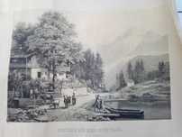Parthie bei Meran in Tirol staloryt XIX w.
