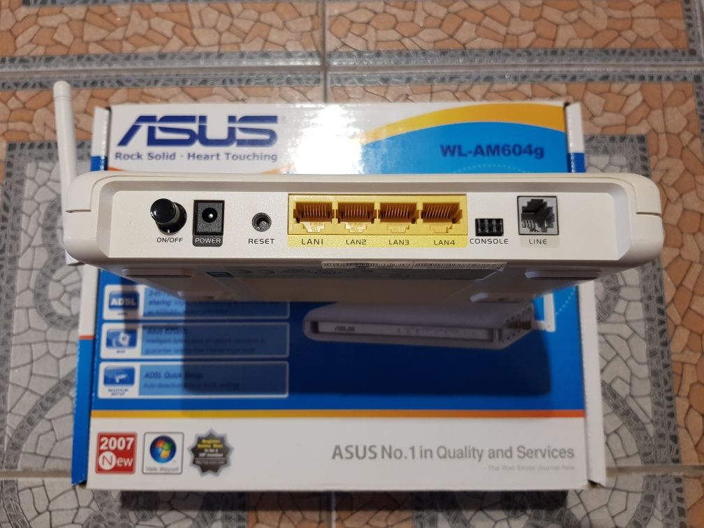 Модем, маршрутизатор, роутер Wireless ADSL Asus WL-AM604g