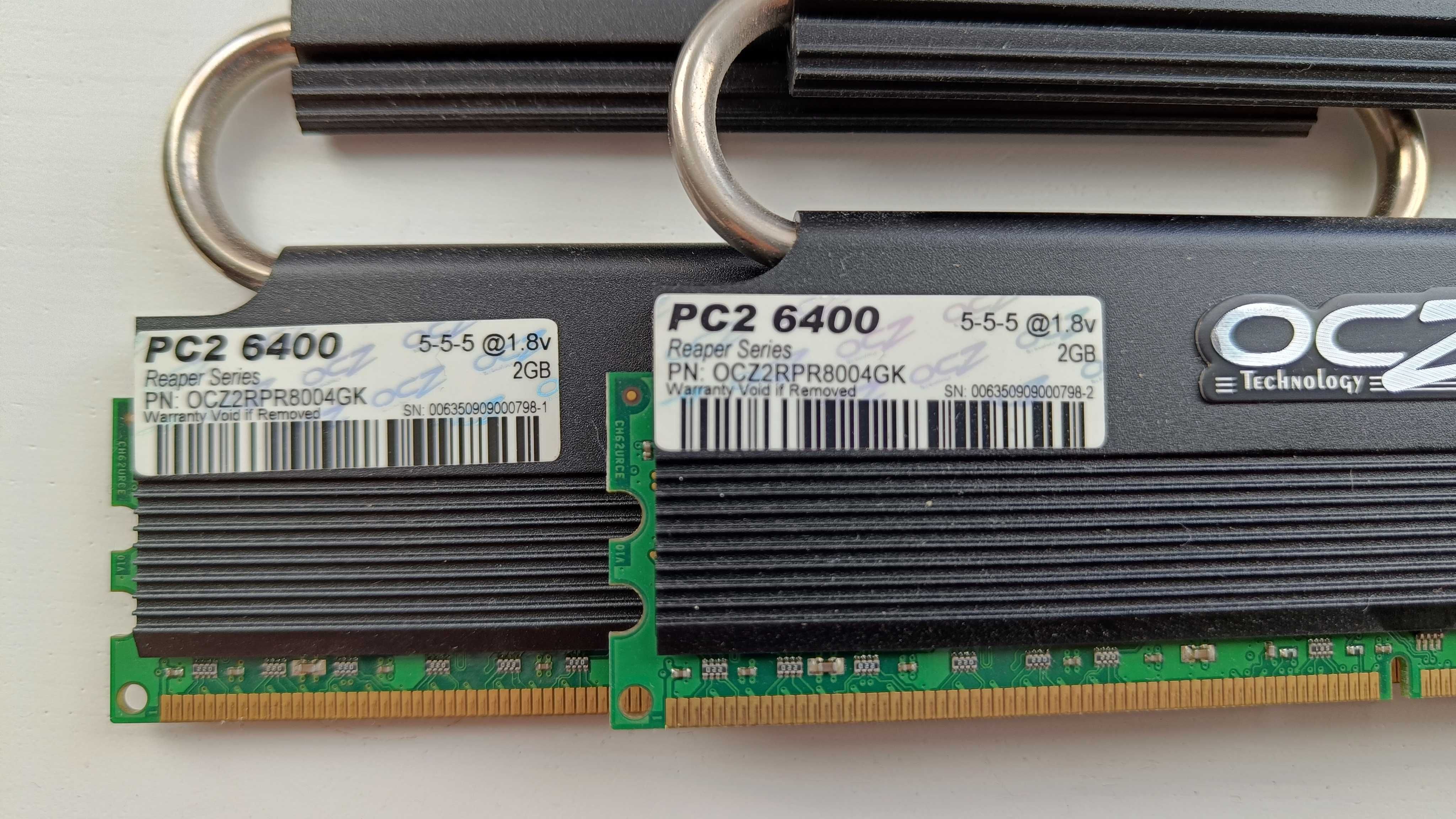 Pamięć DDR2 PC2 PC6400 OCZ Reaper 4GB (2x2GB) Dual