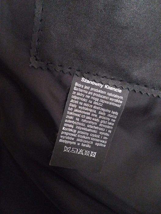 Nowa męska marynarka skorzana xxl