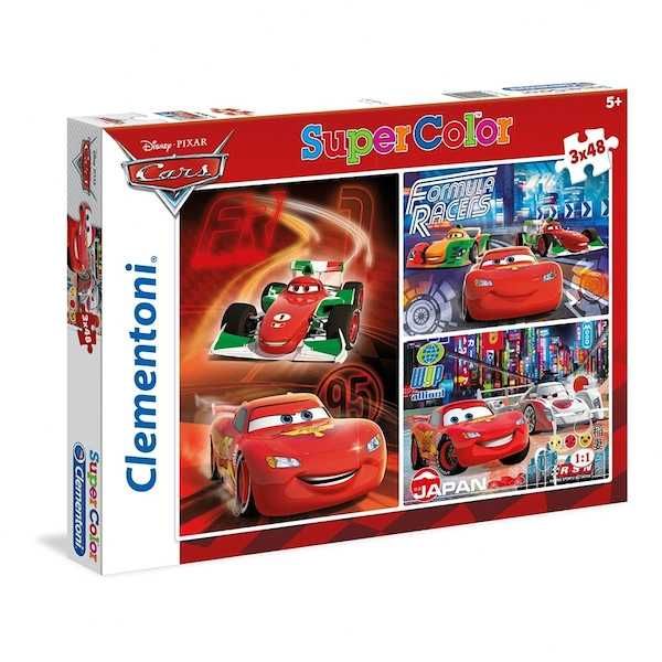 Puzzle Cars Maxi Supercolor (3 x 48 Peças) :: NOVO ::