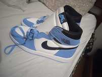 Jordan 1 azul e branco original