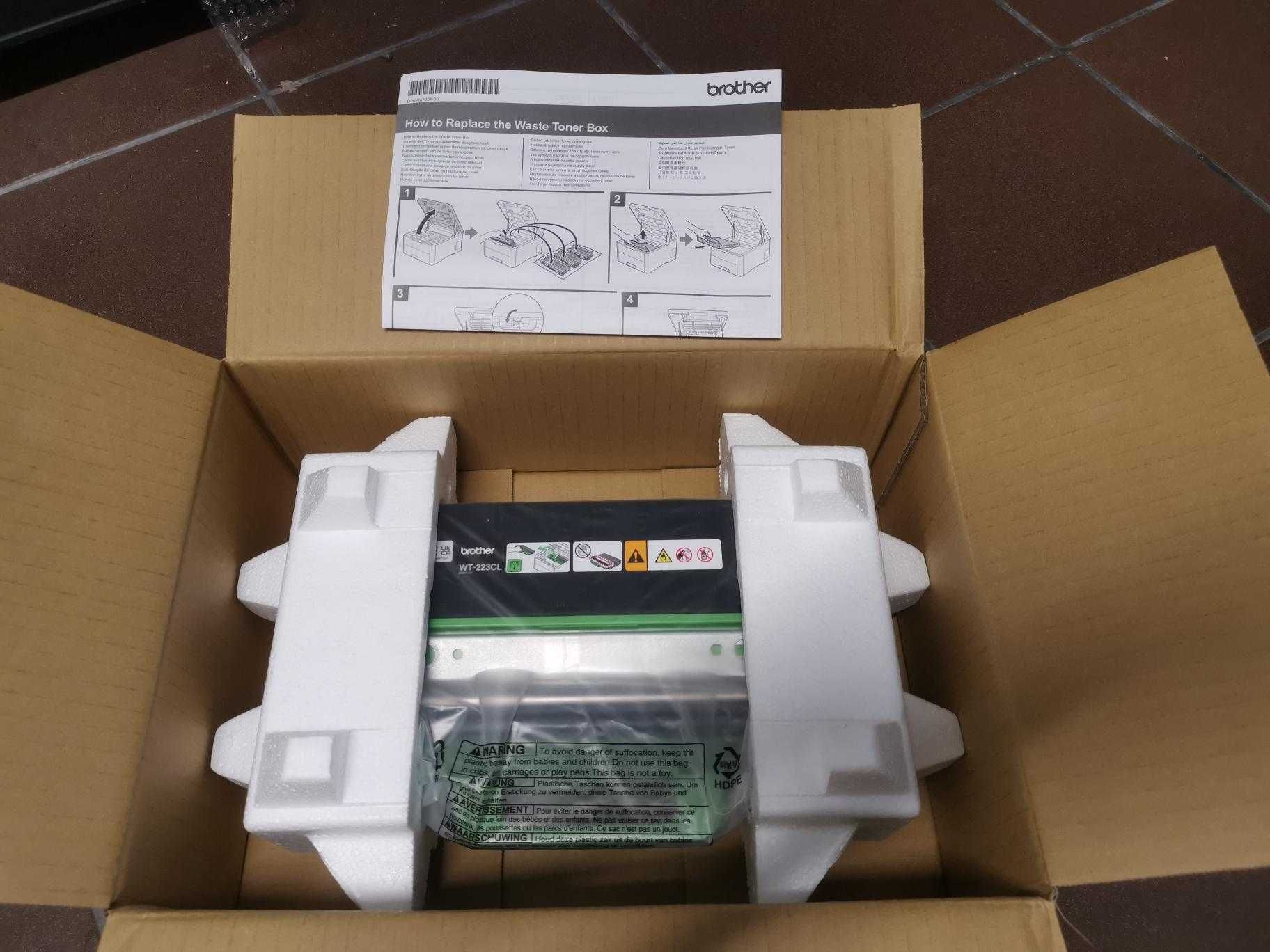 Drukarka Brother MFC-L375CDW z 5 tonerami i pojemnikiem na zużyty tusz
