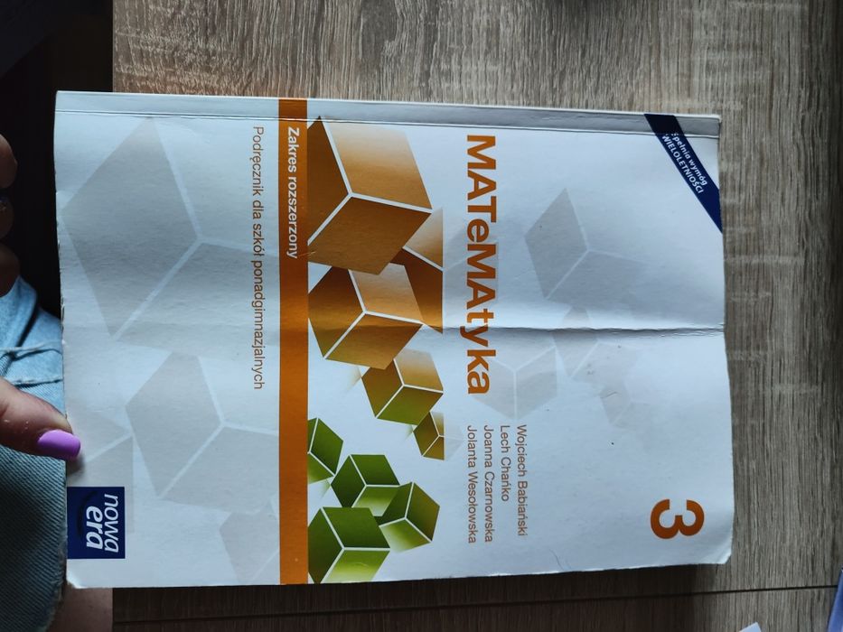 Matematyka 3 zakres rozszerzony  Nowa Era