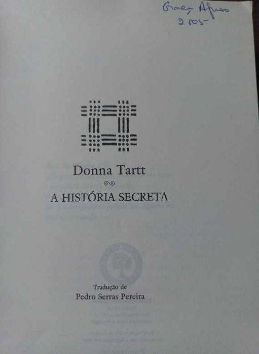 A História Secreta - Donna Tartt