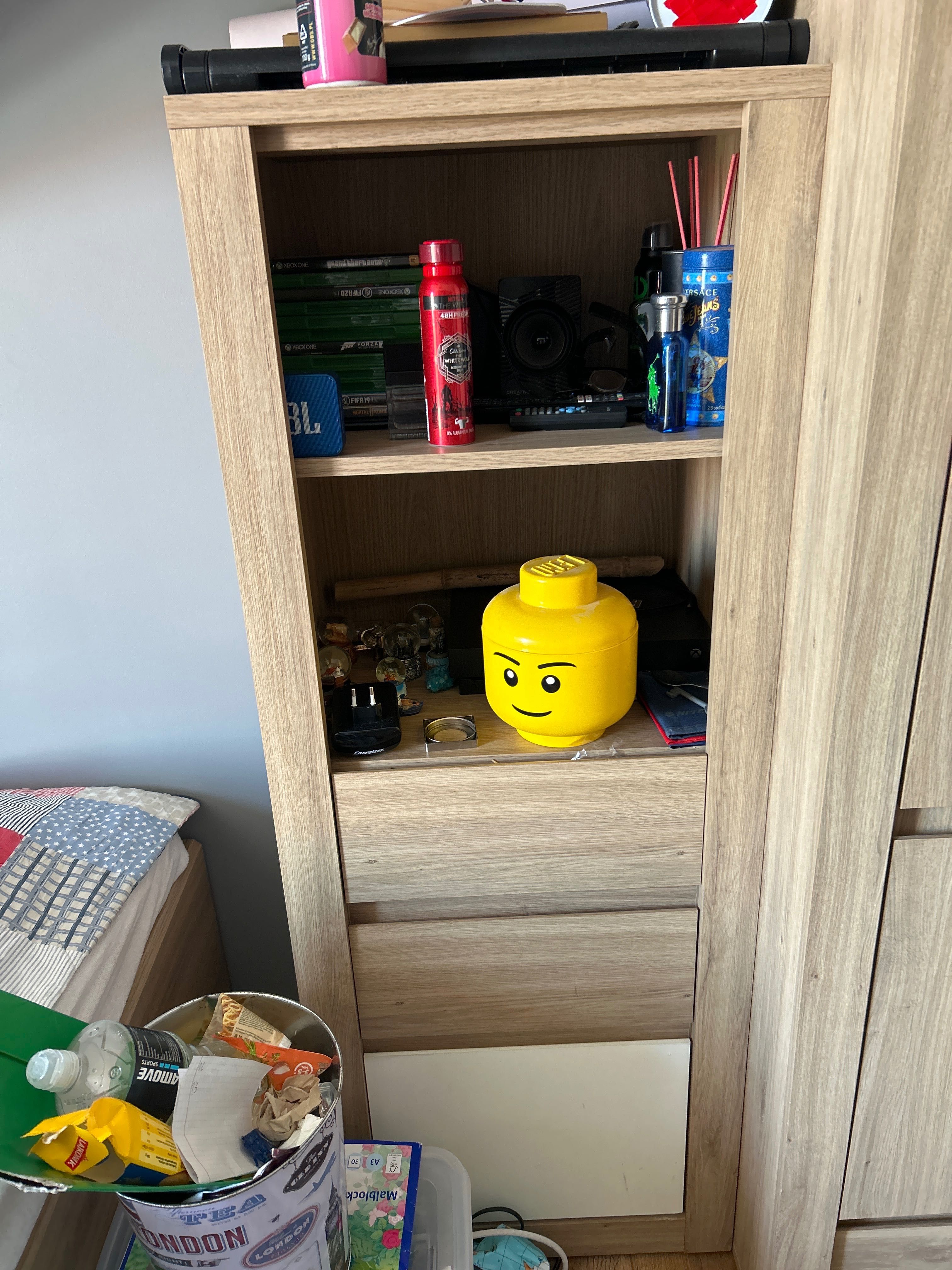 Meble młodzieżowe Wójcik biurko+szafka(kontener pod biurko)+regał