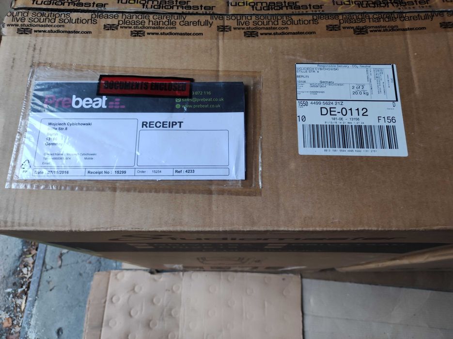 Kolumny aktywne Studiomaster DRIVE 15A