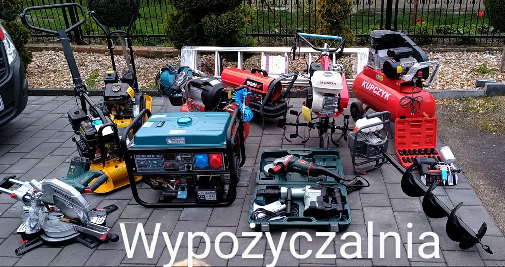 Wypożyczalnia sprzętu budowlanego i ogrodniczego