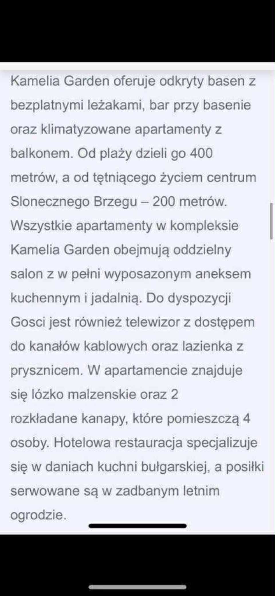 Bułgaria wynajem apartamentu/ 6 osób