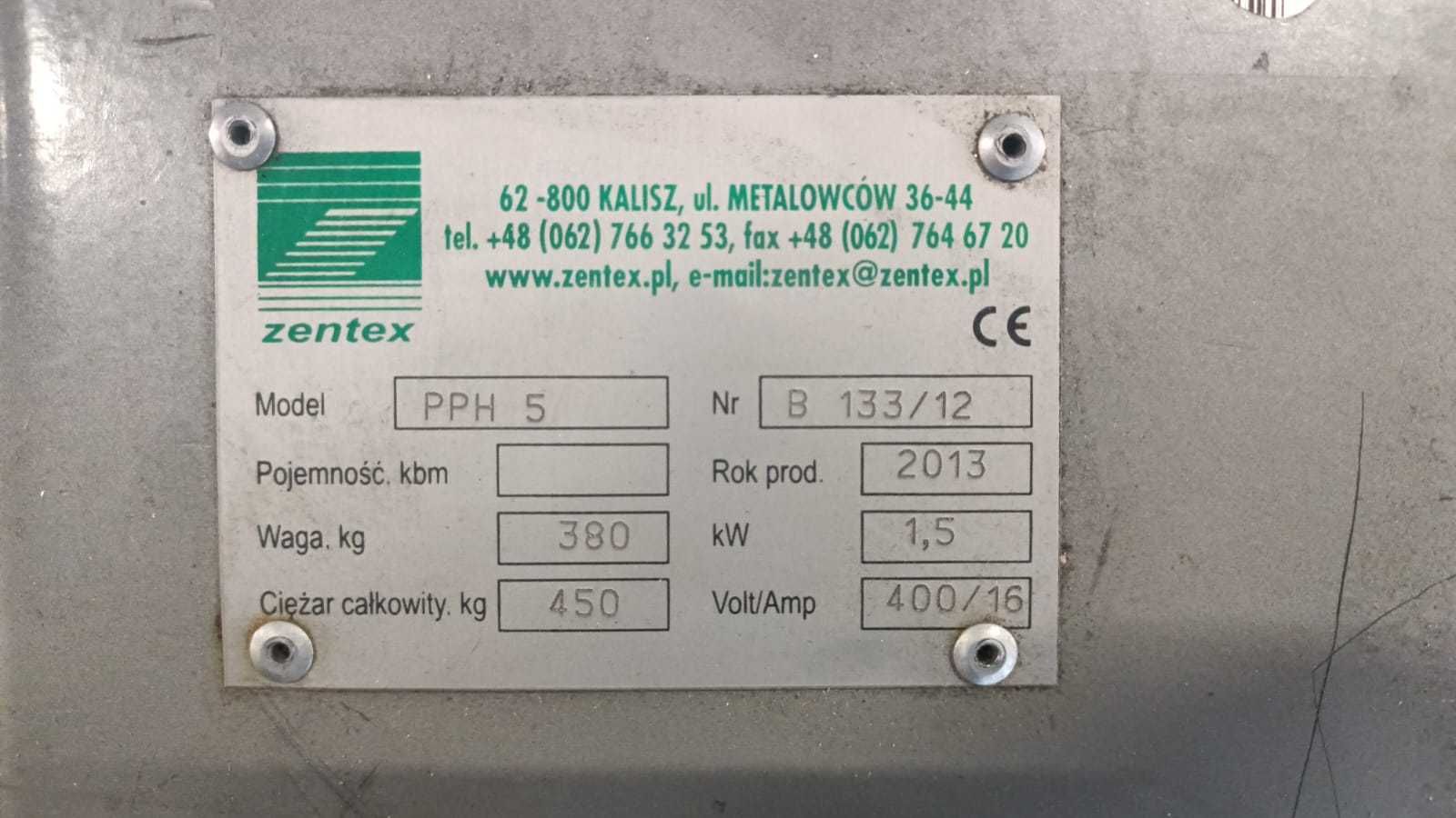 Prasa belująca do odpadów Zentex PPH 5 — 5 ton
