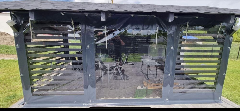 Zabudowy z plandeki na altanki tarasy