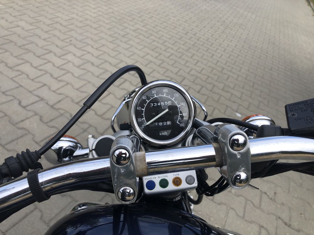 Yamaha Virago 535 granatowa