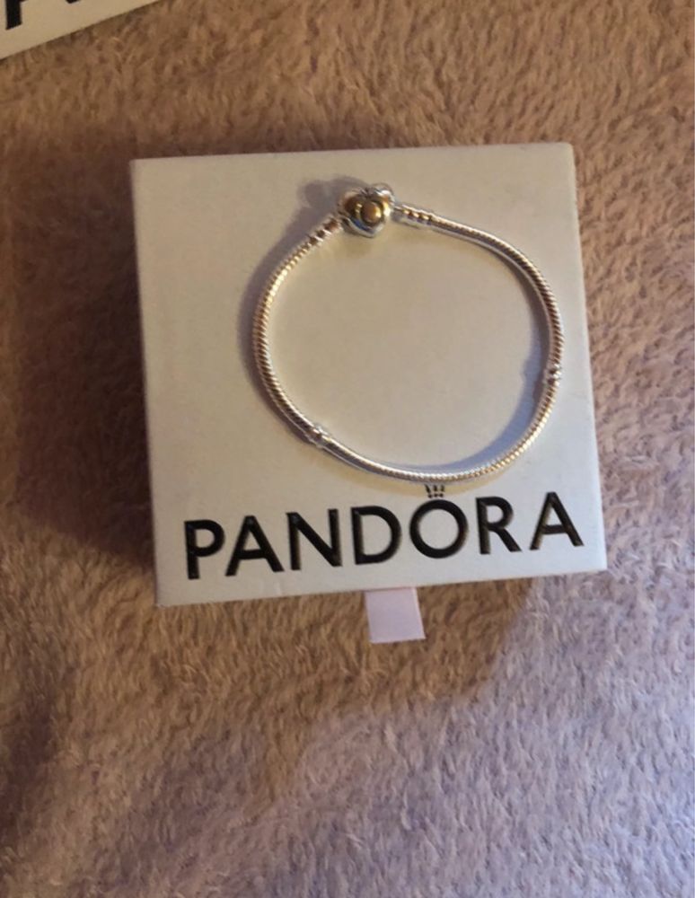 Pandora bransoletka nowa z pudełkiem bransoletka modułowa charmsy