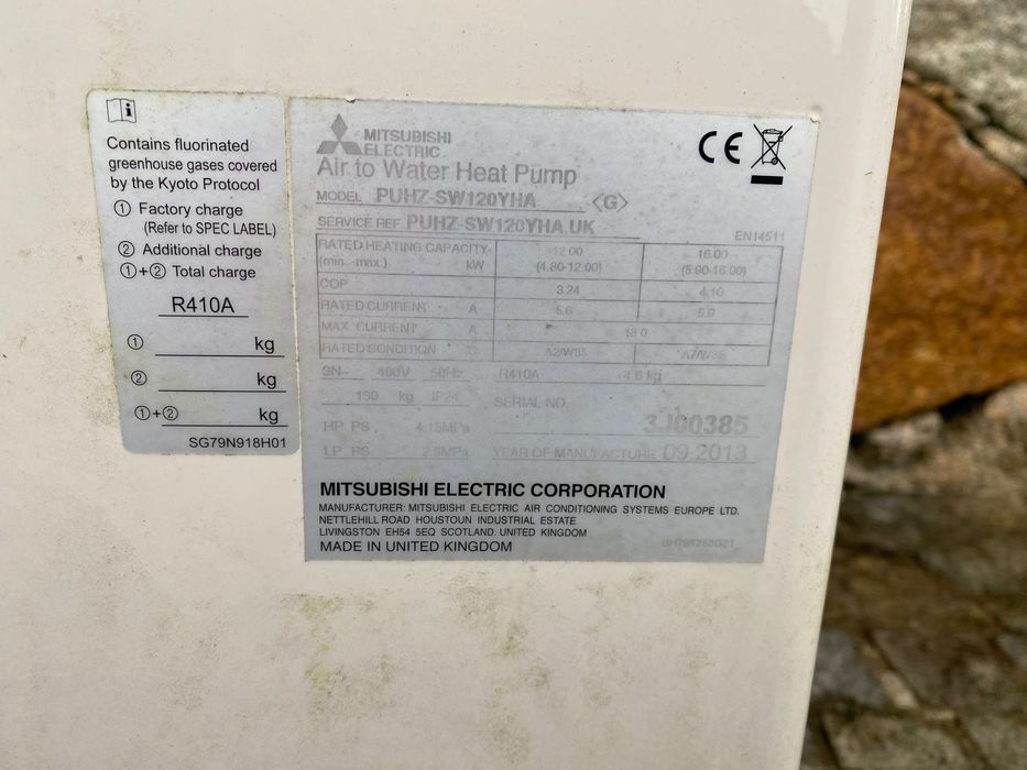 Bomba de calor mitsubishi