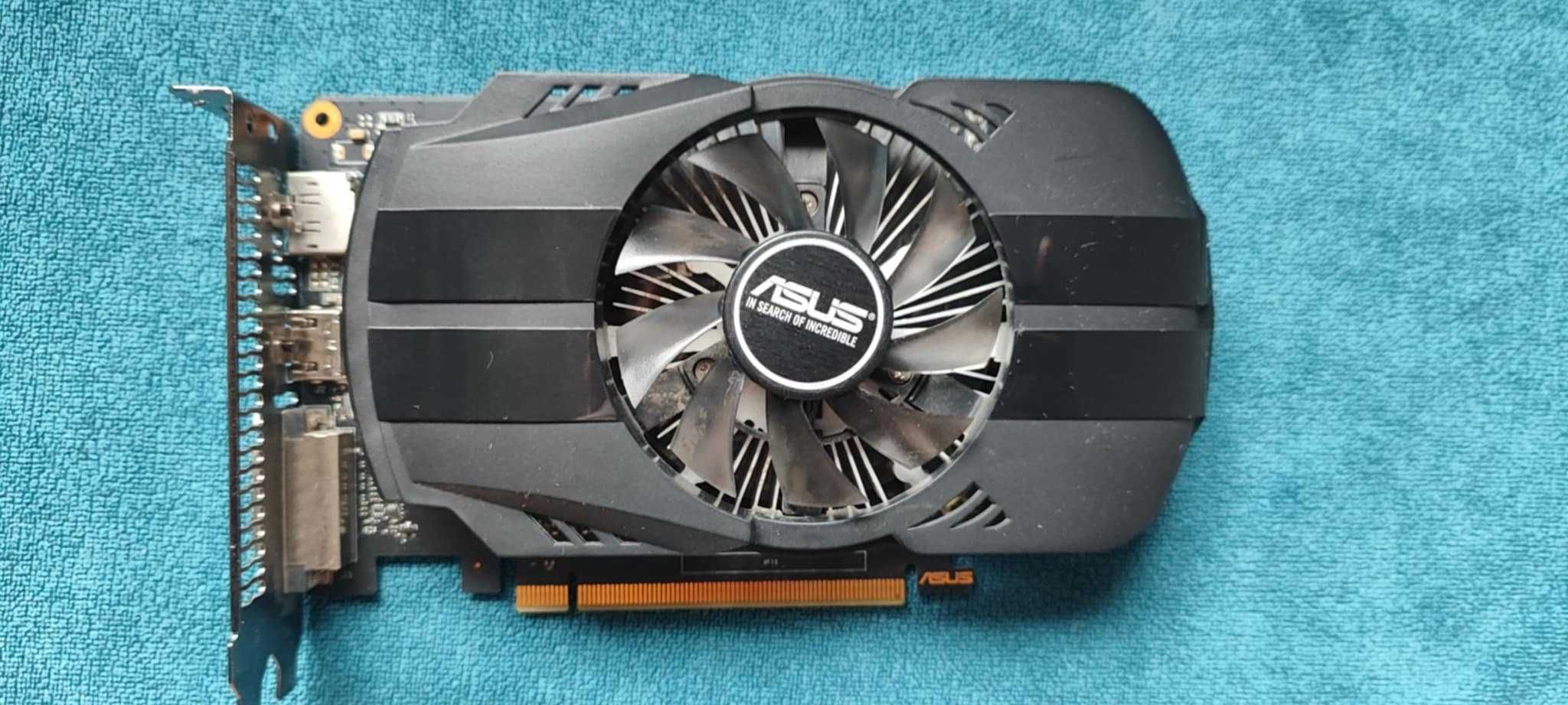Karta graficzna ASUS GTX 1050 Ti 4GB GDDR5 HDMI DP DVI | Cicha |