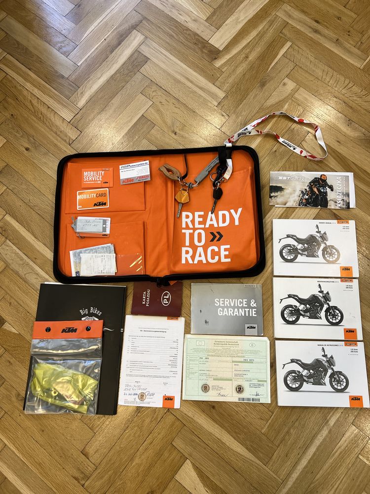 KTM DUKE 125, 15KM, 2016, Kategoria B! 23 tys przebiegu!